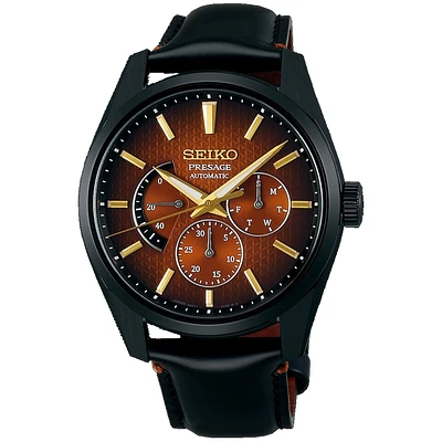 Seiko Presage Red Dial 40mm Sharp Edge Chronograph Kabuki-inspired Limited Edition SPB329