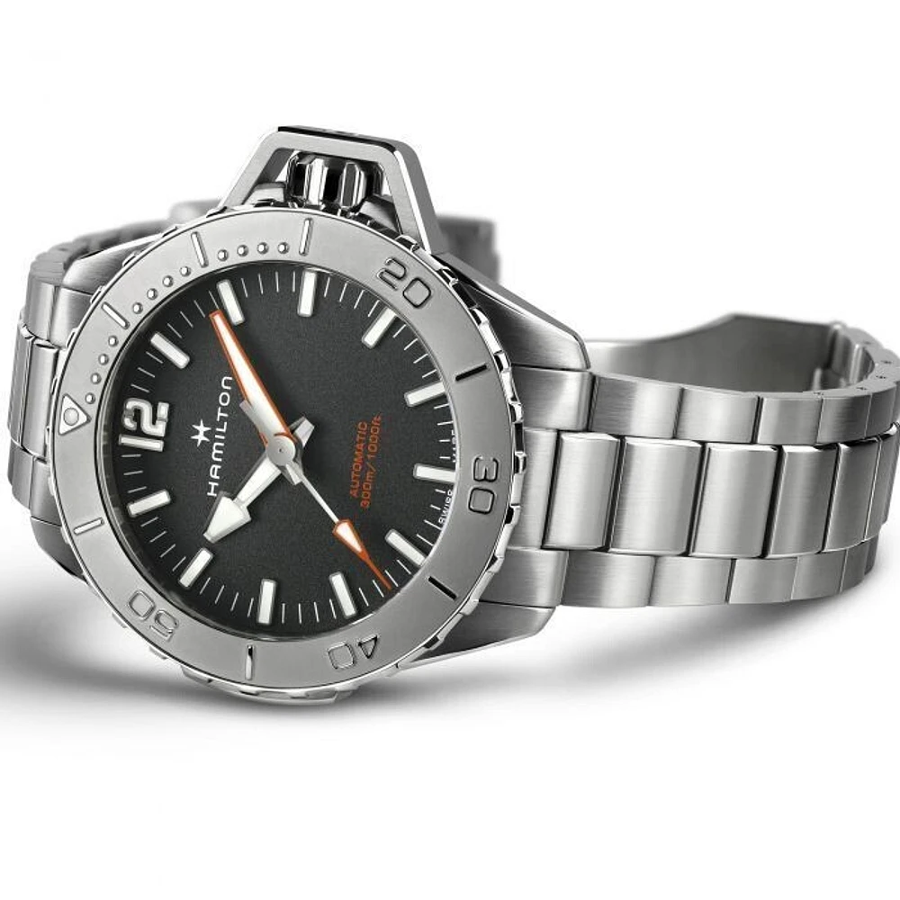 Khaki Navy Frogman Black Dial 46MM Automatic H77815130