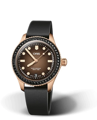 Oris Aquis Bronze Herzog Loibner Edition Brown Dial 36MM Automatic