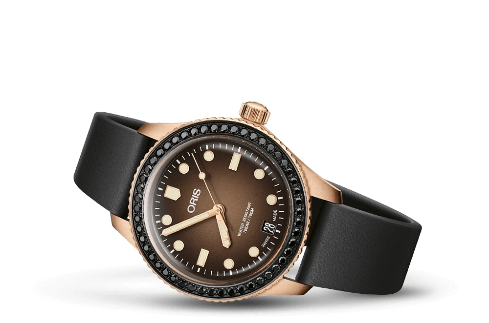 Oris Aquis Bronze Herzog Loibner Edition Brown Dial 36MM Automatic