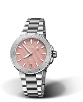 Oris Aquis Date Pink Dial 37MM Automatic