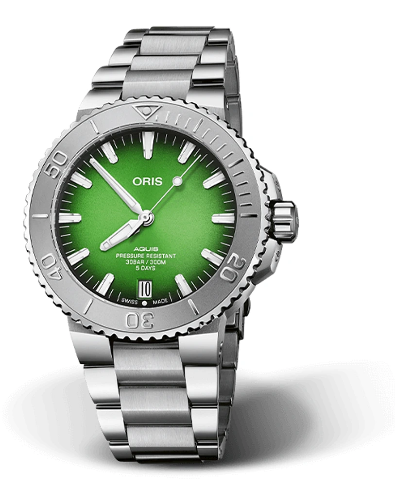 Oris Aquis Date Payoon Limited Edition Green Dial 44MM Automatic