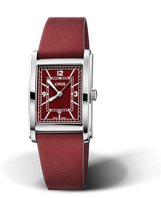 Oris Rectangular Red Dial 26MM Automatic