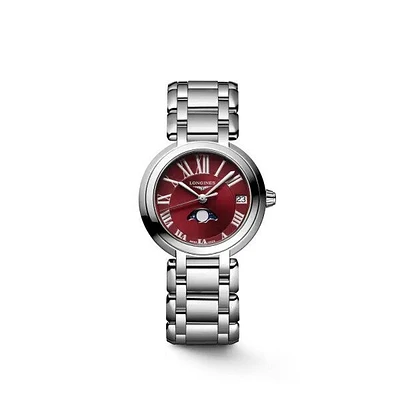 Longines PrimaLuna Red Dial 31MM Quartz L81154926