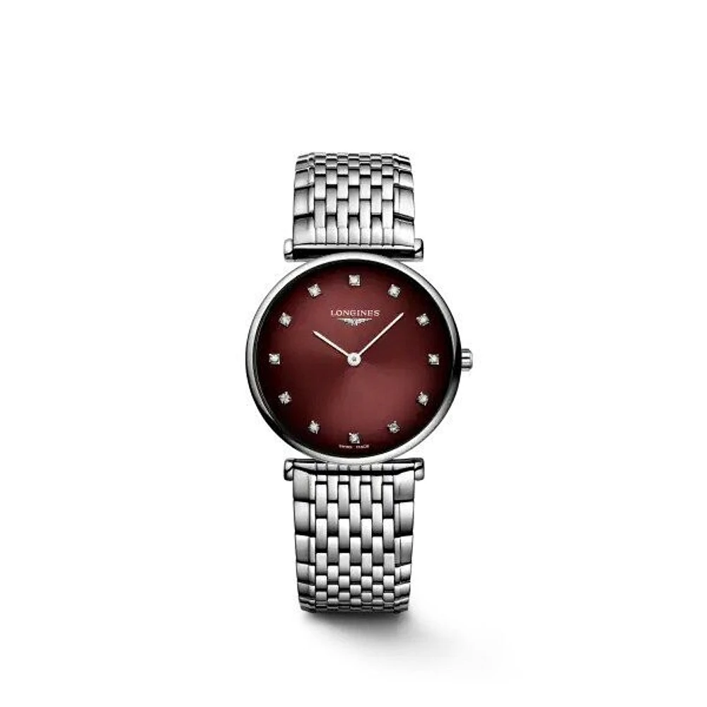 La Grande Classique De Longines Red Dial 29MM Quartz L45124916