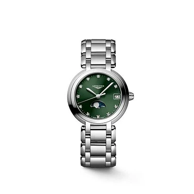 Longines PrimaLuna Green Dial 31MM Quartz L81154676