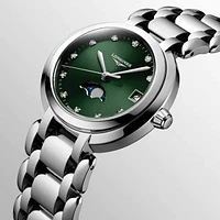 Longines PrimaLuna Green Dial 31MM Quartz L81154676