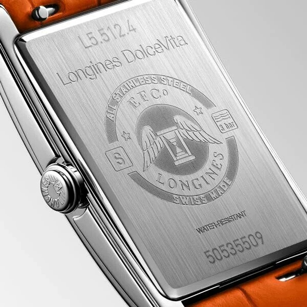 Longines DolceVita Orange Dial 23MM Quartz L55124922