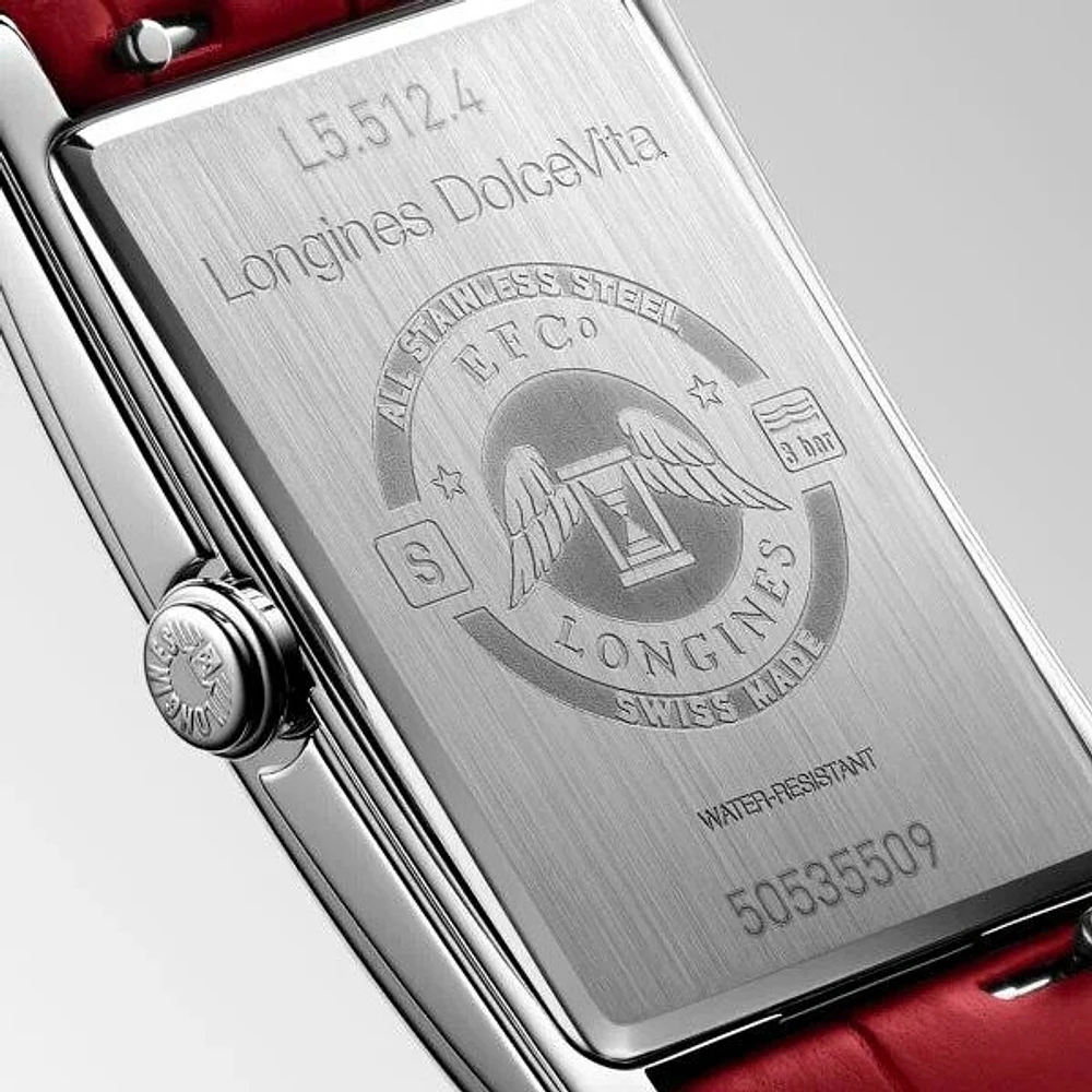 Longines DolceVita Red Dial 23MM Quartz L55124912