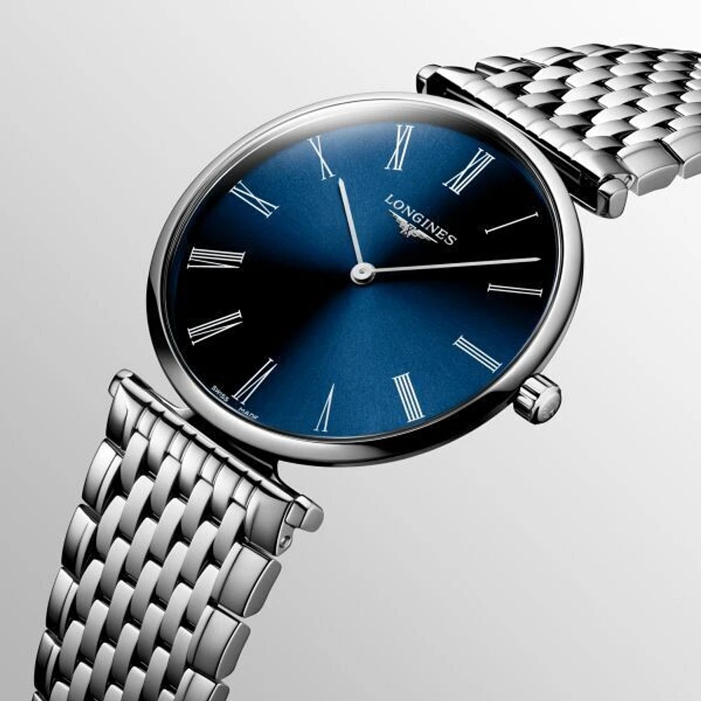 La Grande Classique De Longines Blue Dial 38MM Quartz L48664946