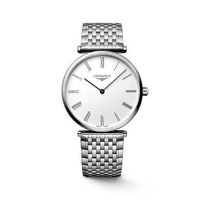 La Grande Classique De Longines White Dial 38MM Quartz L48664116