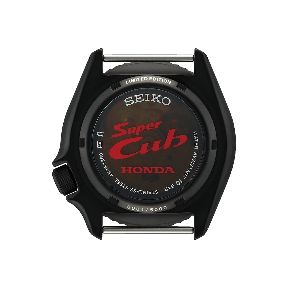 Seiko 5 Sports 43MM Super Cub Honda Black Limited Edition SRPJ75