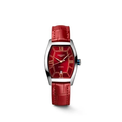 Longines Evidenza Red Dial 26MM Automatic L21424092