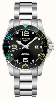 HydroConquest Black Dial Diver 41MM Automatic XXII Commonwealth Games L37814596