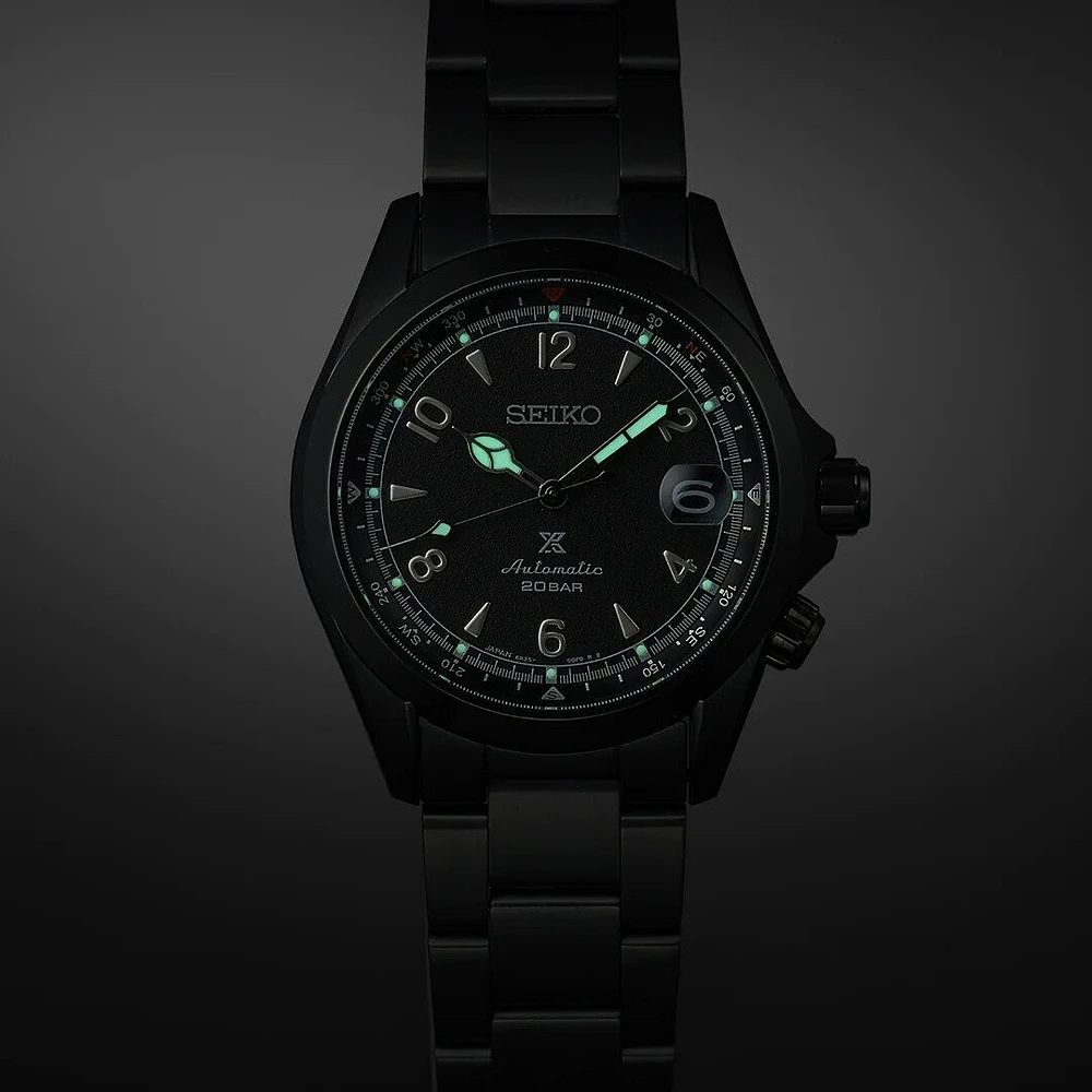 Seiko Prospex Alpinist Black Dial 40 MM 'Black Series' Automatic SPB337 Limited Edition