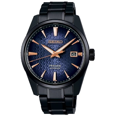 Seiko Presage Automatic 39MM Blue Dial SPB363 Sharp Edge 'Akebono' Limited Edition