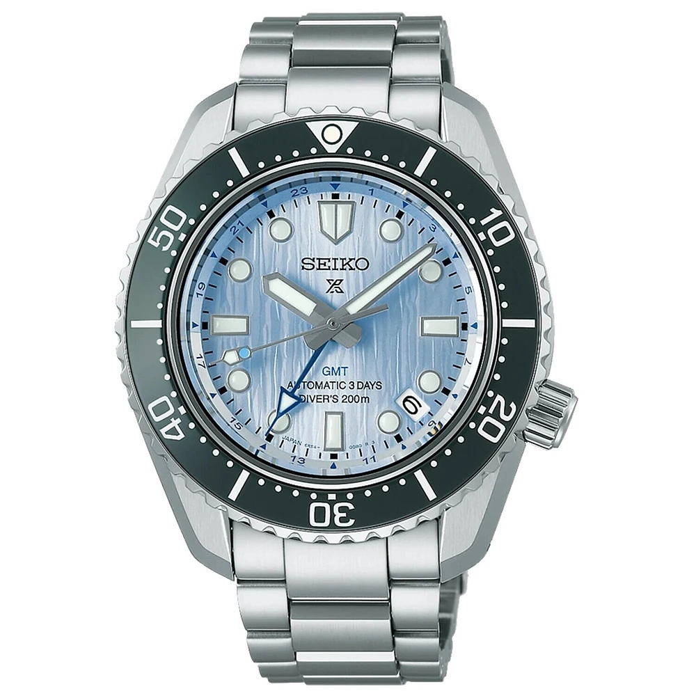 Seiko Prospex Blue Dial 42MM 1968 Re-Craft GMT 110th Anniversary 'Glacier Blue' Limited Edition Automatic SPB385J1