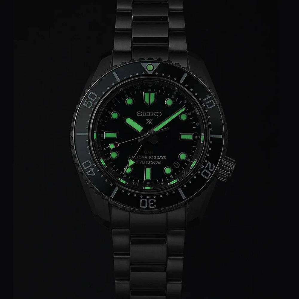 Seiko Prospex Green Dial 42MM 1968 Re-Craft GMT 'Marine Green' Automatic SPB381J1