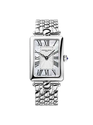 Art Deco Carrée Ladies 28MM Mother of Pearl Dial Quartz FC-200MPW2AC6B