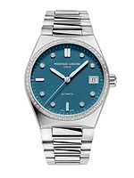 Highlife Automatic Ladies Sparkling 34MM Blue Dial Automatic FC-303LBSD2NHD6B