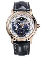 Classic Worldtimer Manufacture 42MM Blue Dial Automatic FC-718NWWM4H9