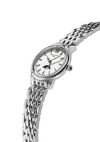 Slimline Ladies Moonphase 30MM White Dial Quartz FC-206SW1S6B