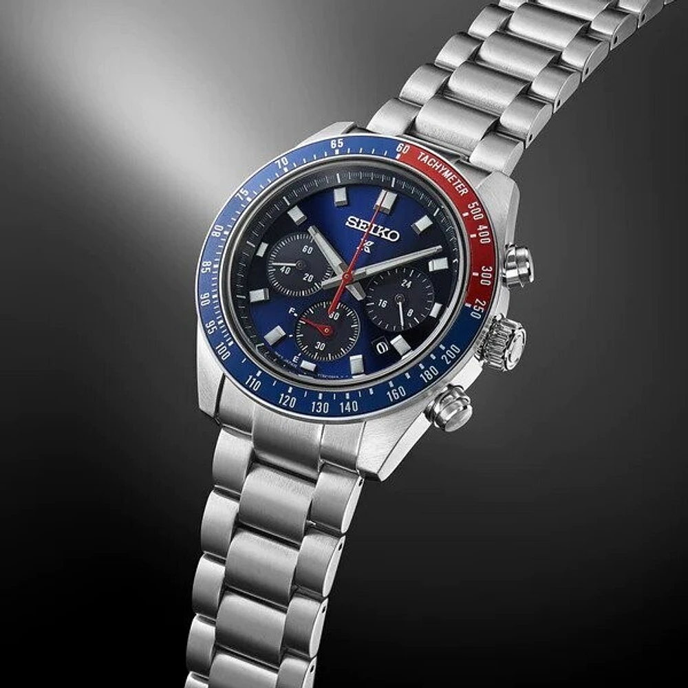 Prospex Speedtimer "Pepsi" Blue Dial 42 MM Solar SSC913