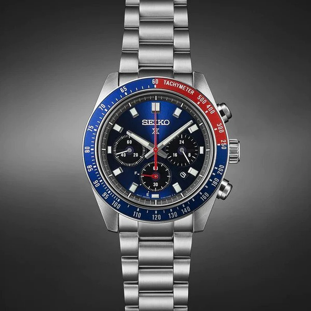 Prospex Speedtimer "Pepsi" Blue Dial 42 MM Solar SSC913