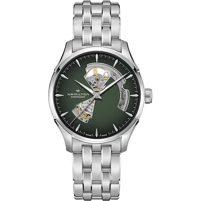 Jazzmaster Open Heart Green Dial 40MM Automatic H32675160