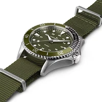 Khaki Navy Scuba Green Dial 37MM Automatic H82241961