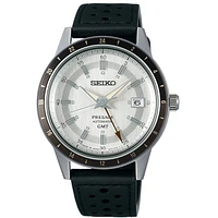 Seiko Presage Style 60s GMT 'Stone' White Dial 41MM Automatic SSK011J1