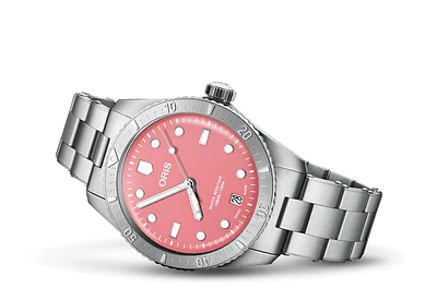 Oris Aquis Divers Sixty-Five Pink Dial 38MM Automatic