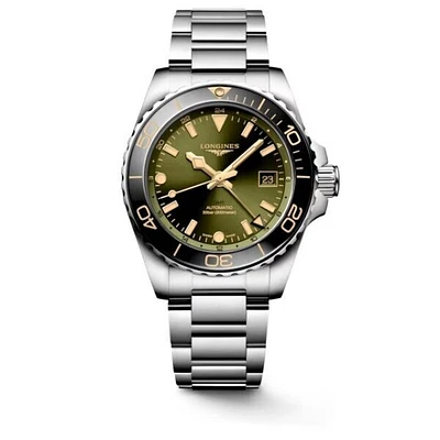 HydroConquest GMT Green Dial Diver 41MM Automatic L37904066