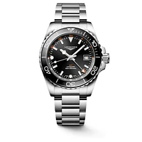 HydroConquest GMT Black Dial Diver 41MM Automatic L37904566