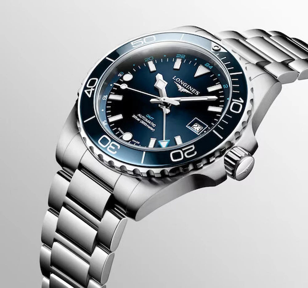 HydroConquest GMT Blue Dial Diver 41MM Automatic L37904966