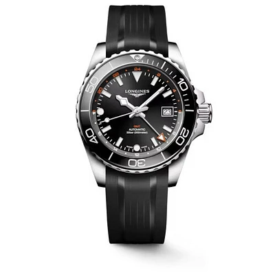 HydroConquest GMT Black Dial Diver 41MM Automatic L37904569