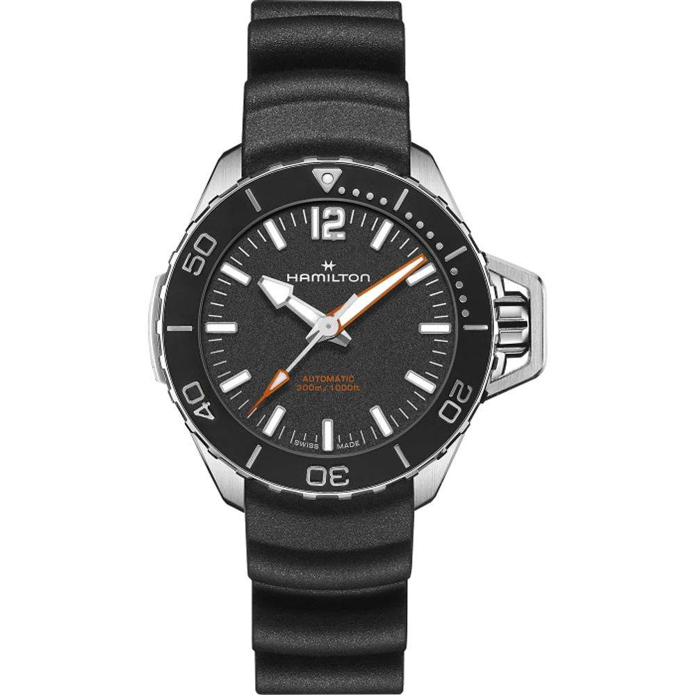 Khaki Navy Frogman Black Dial 41MM Automatic H77455330