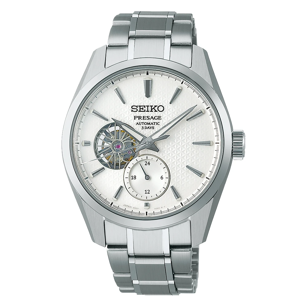 Seiko Presage Automatic 40MM White Dial SPB415 Sharp Edge Series