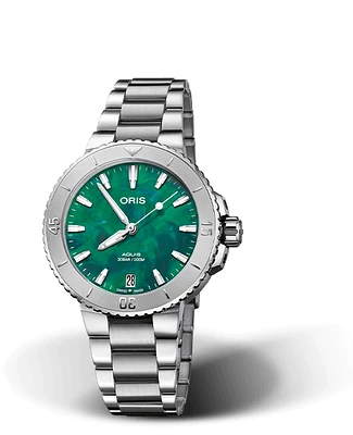 Oris Aquis X Bracenet Date Green Dial 37MM Automatic