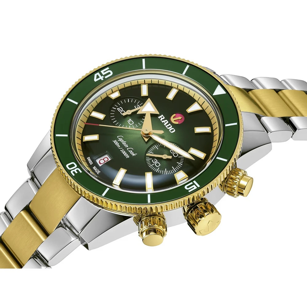 Captain Cook Automatic Chronograph Green Dial 43MM R32151318