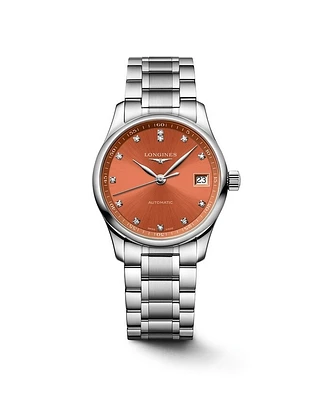 The Longines Master Collection Orange Dial 34MM Automatic L23574086