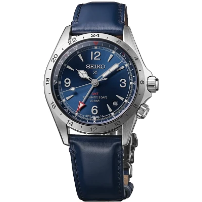 Seiko Prospex Alpinist Blue Dial 40 MM GMT Automatic SPB377