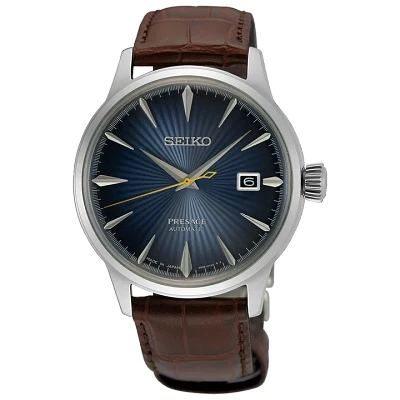 Seiko Presage Automatic 41MM Blue Dial Cocktail Time 'Blue Moon' SRPK15