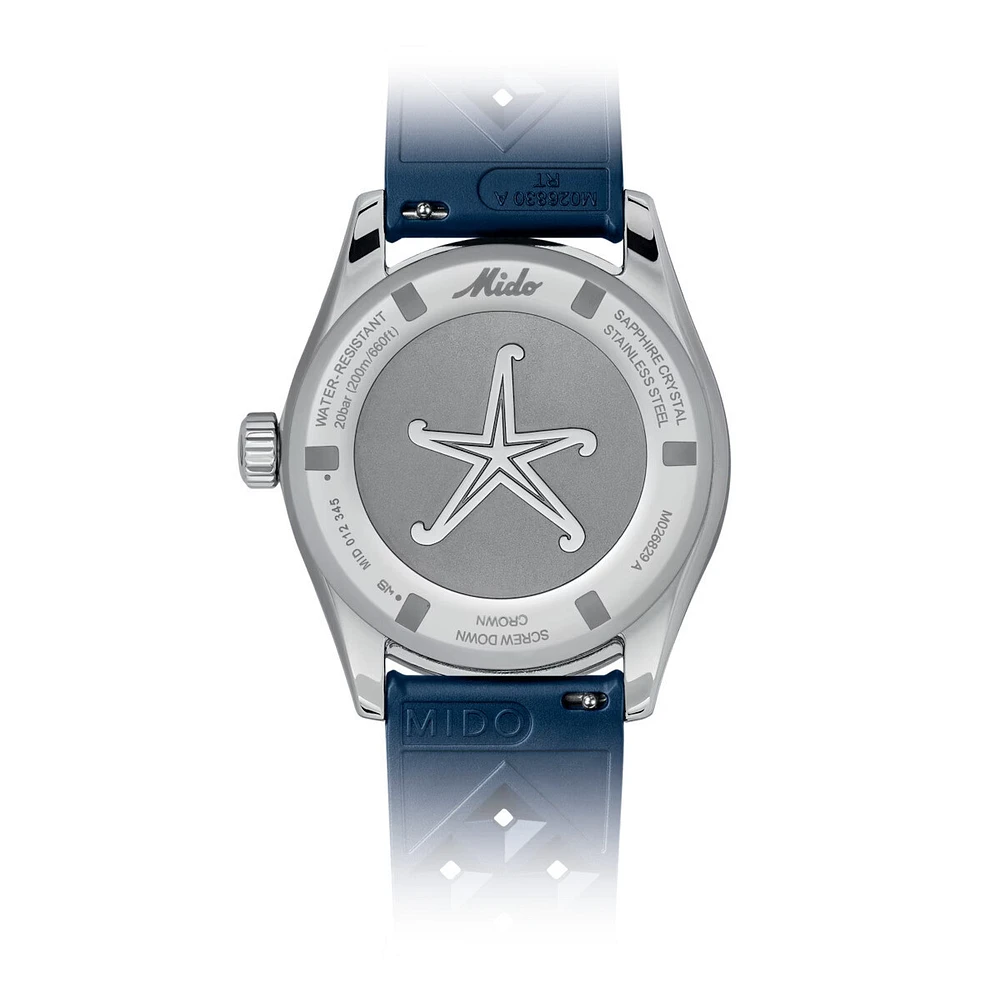 Mido Ocean Star Decompression WorldTimer 41 MM Blue Dial Automatic M026.829.17.041.00