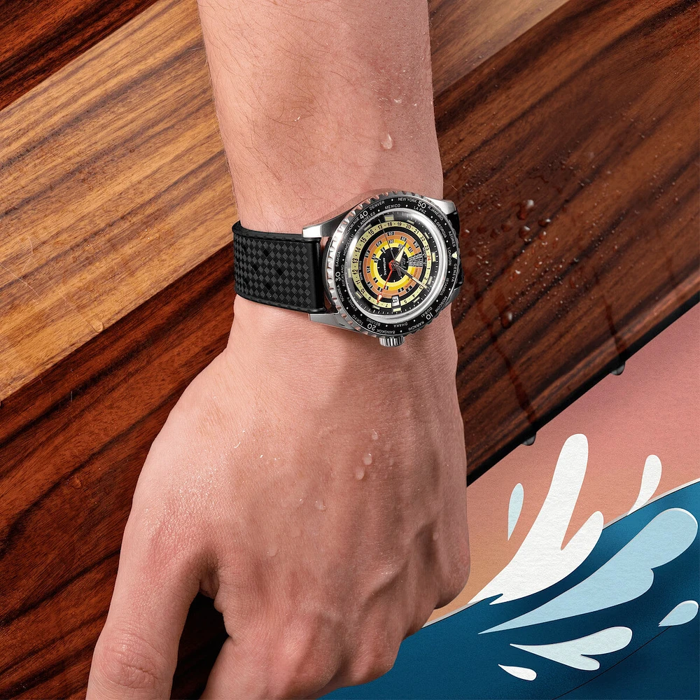 Mido Ocean Star Decompression WorldTimer 41 MM Black Dial Automatic M026.829.17.051.00