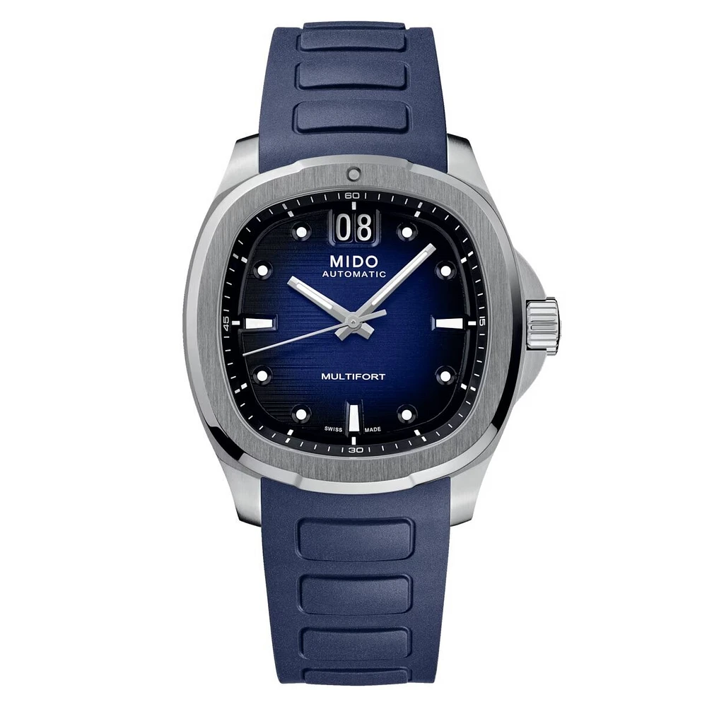 Mido Multifort TV Big Date 39 MM Blue Dial Automatic M049.526.17.041.00