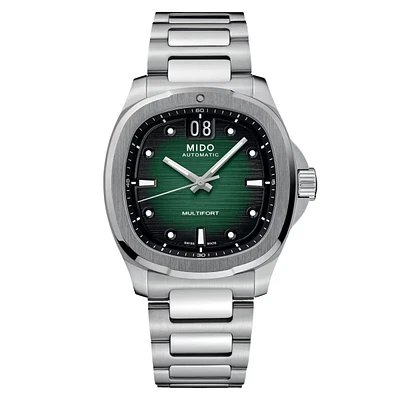 Mido Multifort TV Big Date 39 MM Green Dial Automatic M049.526.11.091.00