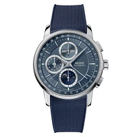 Mido Baroncelli Chronograph Moonphase 42 MM Blue Dial Automatic M027.625.17.041.00