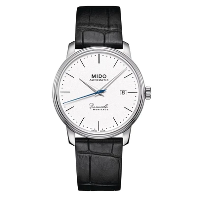 Mido Baroncelli Heritage 39 MM White Dial Automatic M027.407.16.010.00