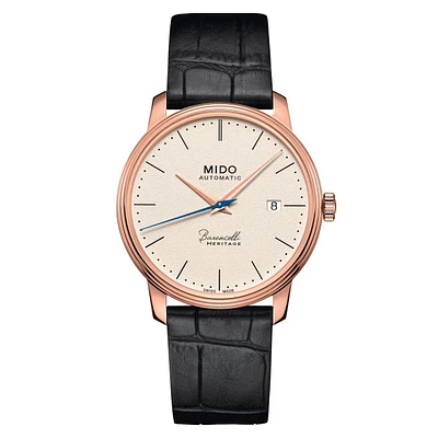 Mido Baroncelli Heritage 39 MM Ivory Dial Automatic M027.407.36.260.00